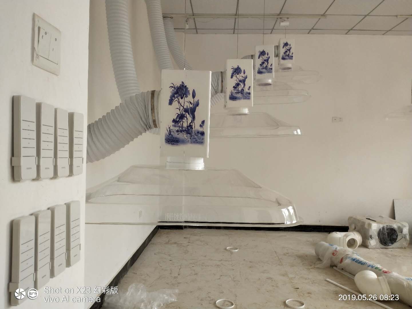 江西人民醫(yī)院(華仔)艾灸排煙系統(tǒng)安裝完工