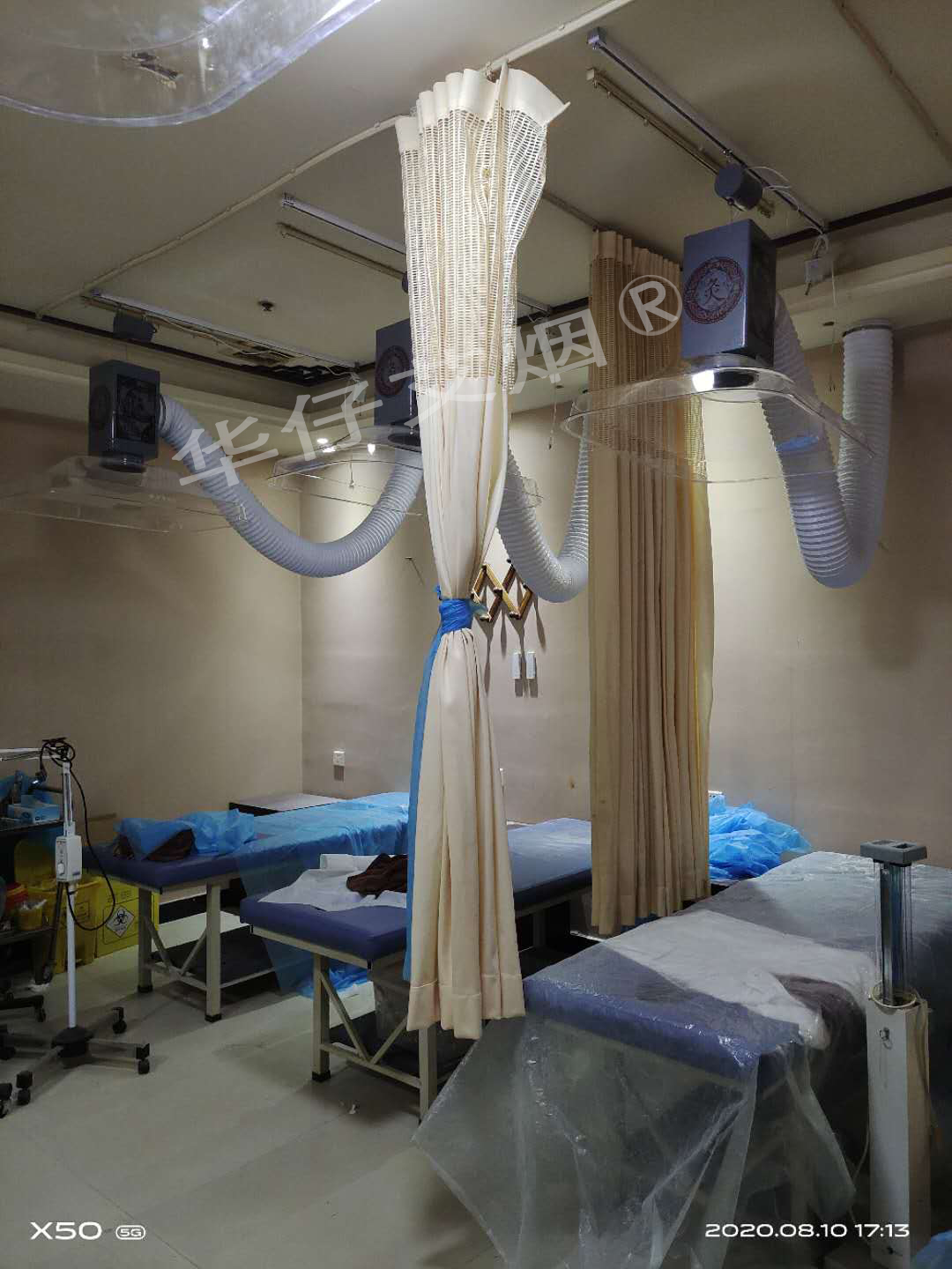 (華仔)溫州艾灸排煙設(shè)備安裝完工