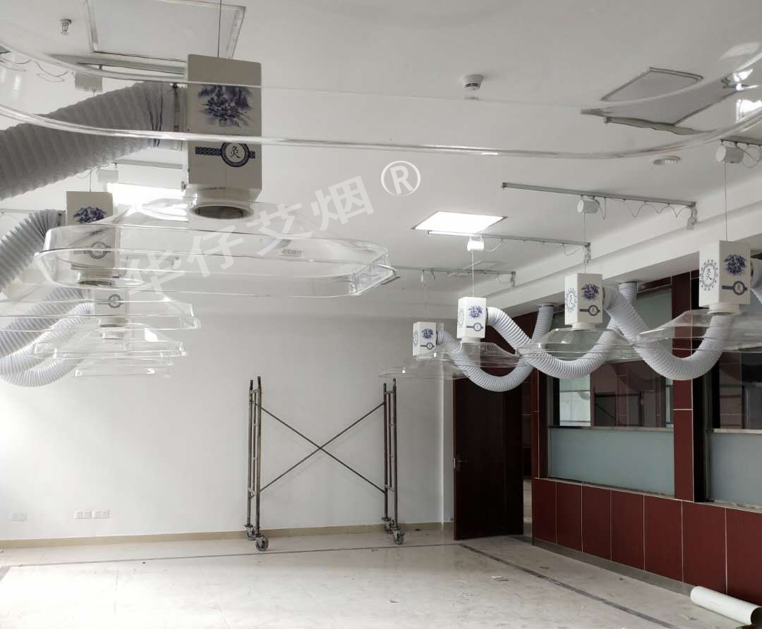 山東(華仔)艾灸排煙設(shè)備安裝完工